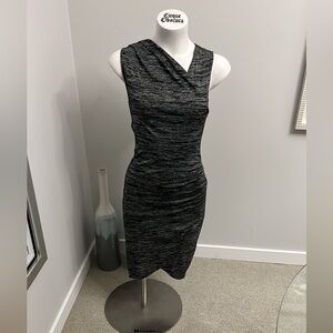 Elegant Gray Sleeveless Dress
